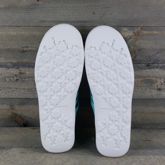 New Merrell Atlantis Weave Lace Up Flat Aqua - Picture 5 of 7